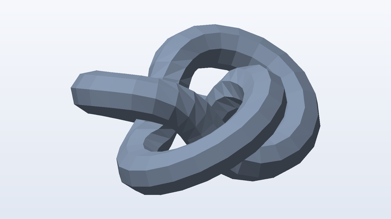 Rendered preview of the sample STL model