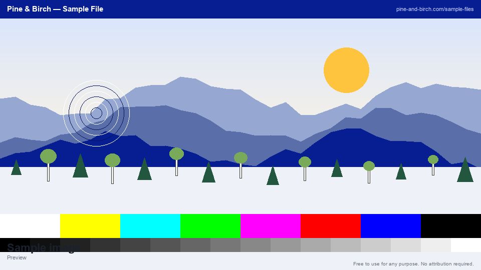 So sieht das HEIC-Testbild aus (zur Vorschau als JPG gerendert)